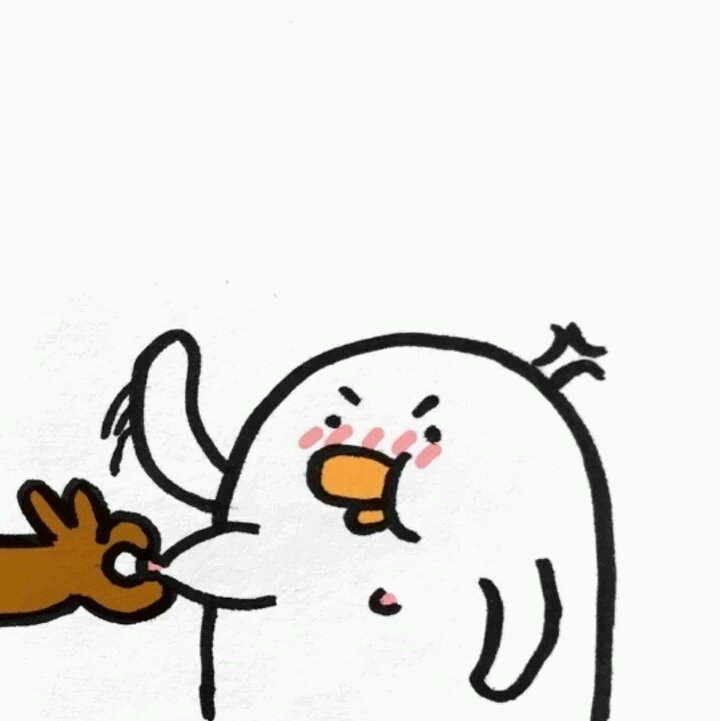 微信简约可爱逗比情侣头像