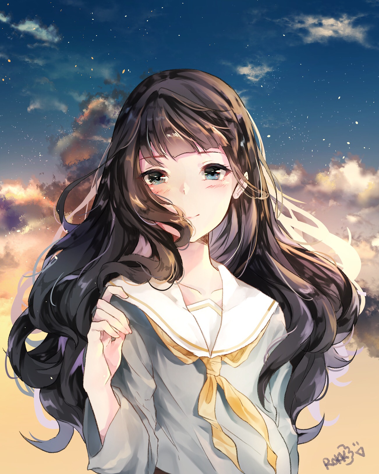 唯美好看清新二次元人物图片