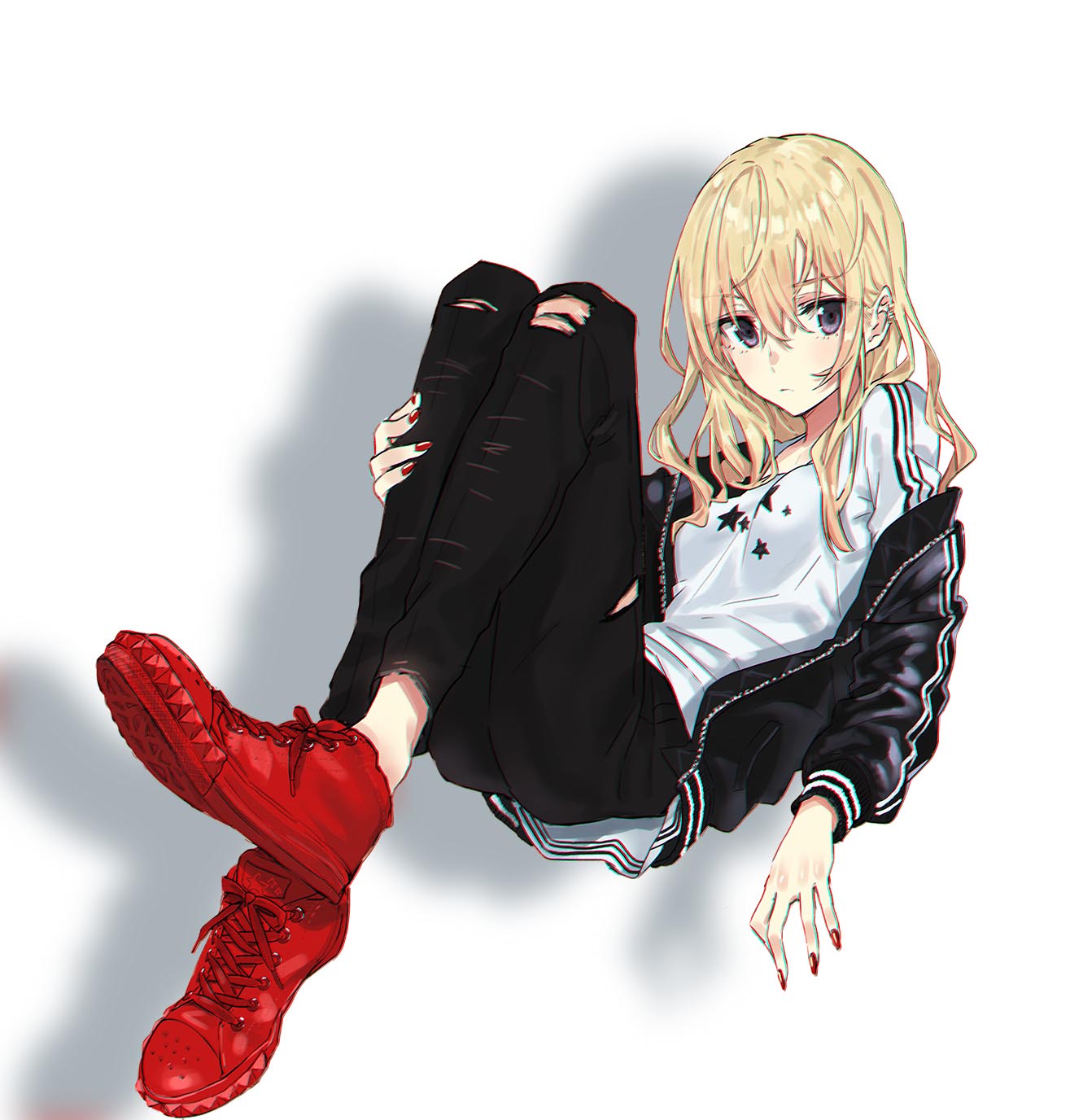 简洁好看二次元人物图片