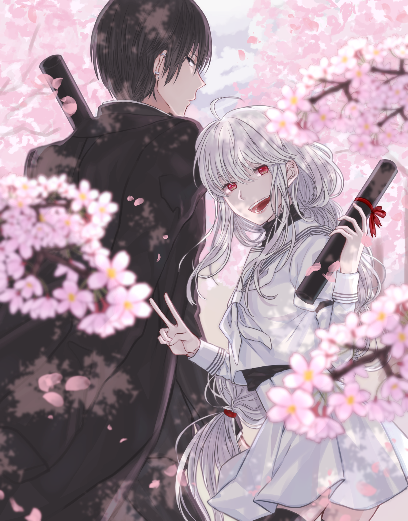 唯美好看清新二次元人物图片