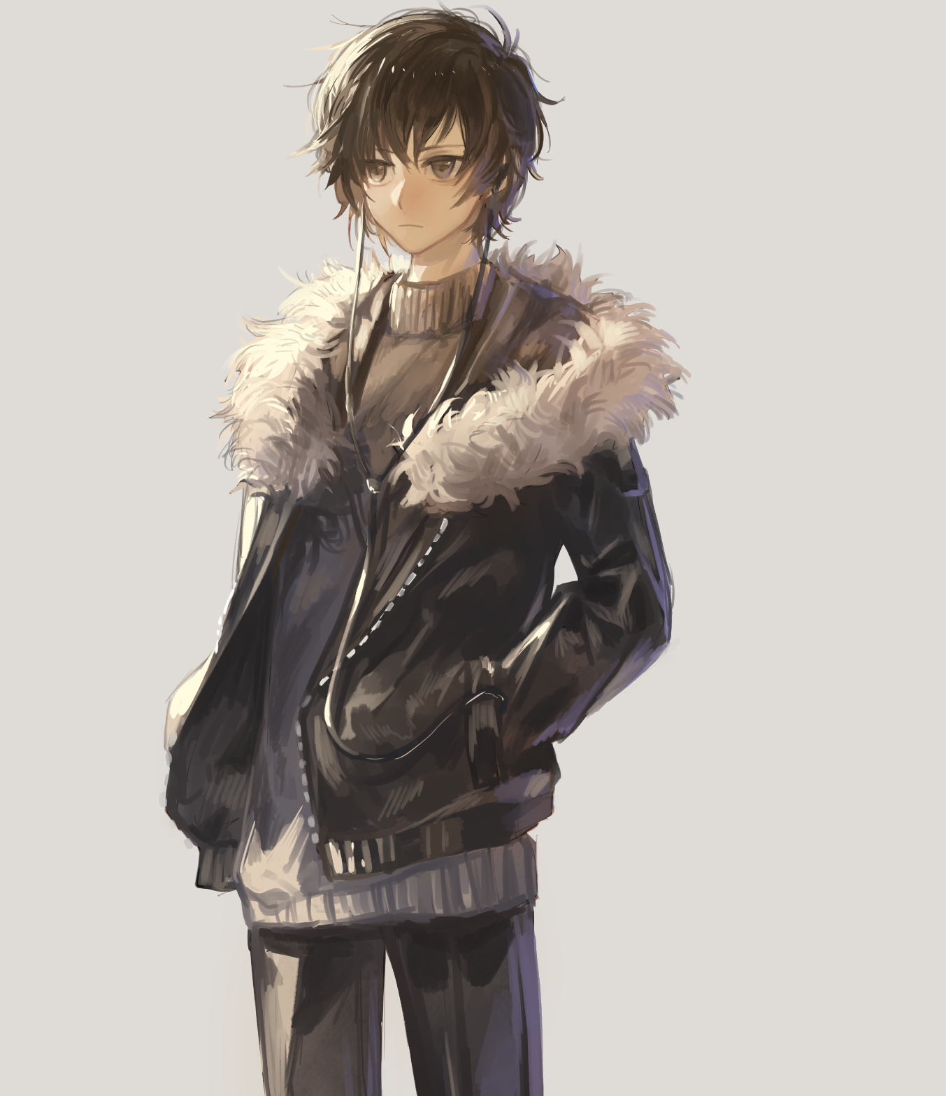 简洁好看二次元人物图片