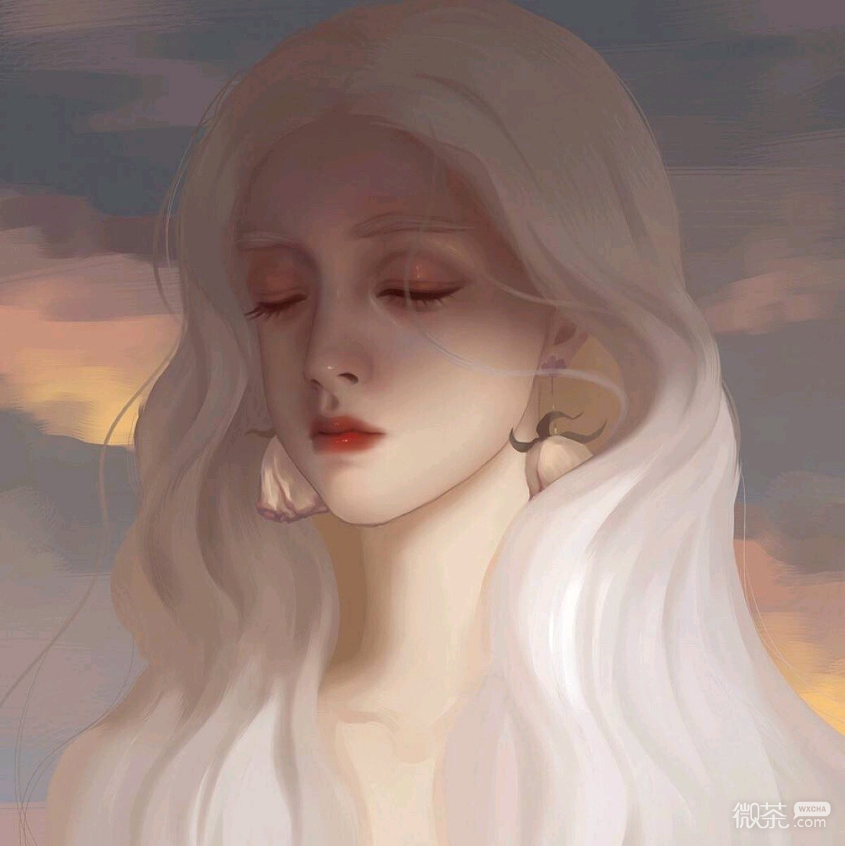 清新好看文艺微信女头