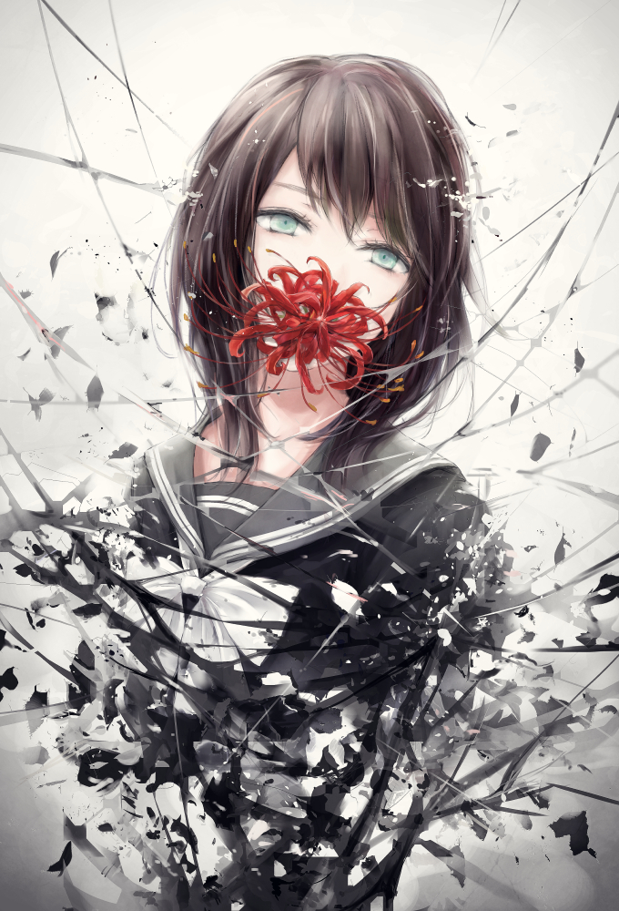 简洁好看二次元人物图片