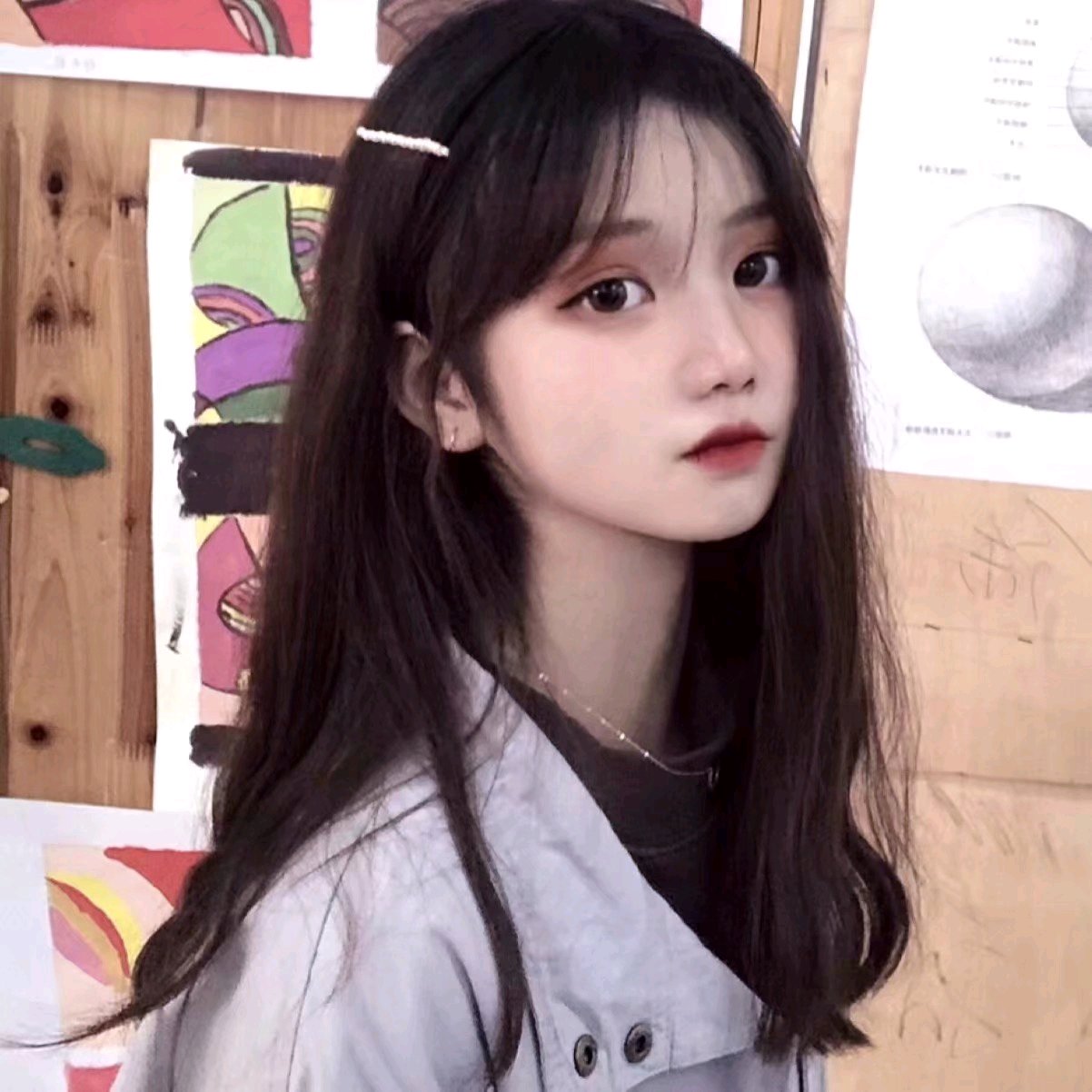 清新好看文艺微信女头