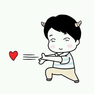 微信简约可爱逗比情侣头像