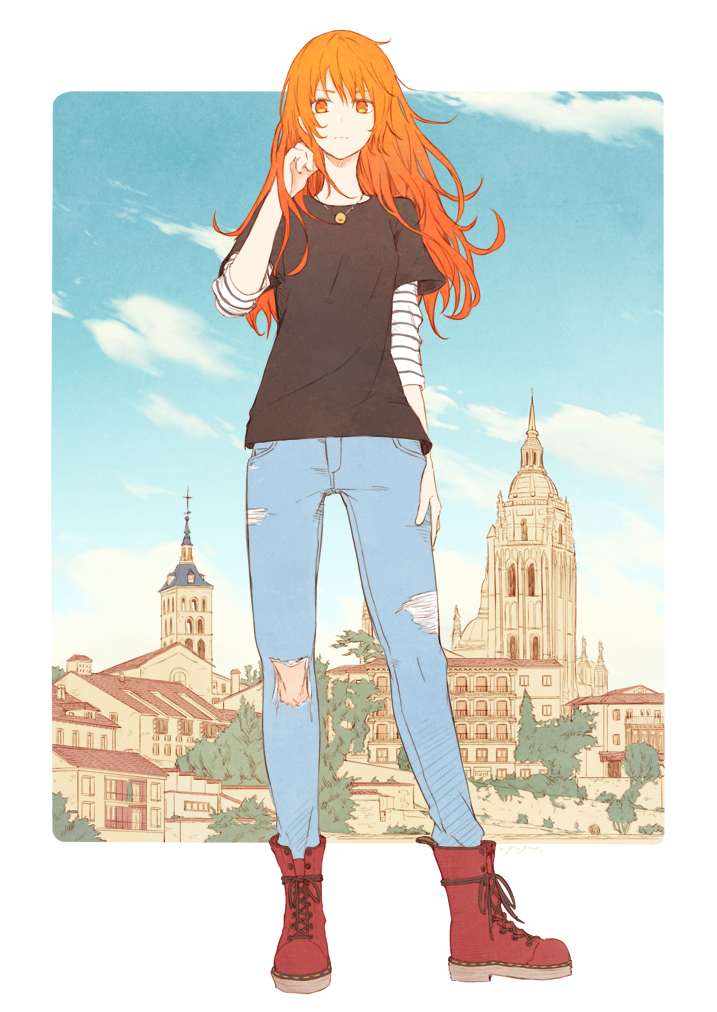 简洁好看二次元人物图片