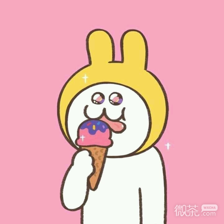 微信搞怪简约情侣头像