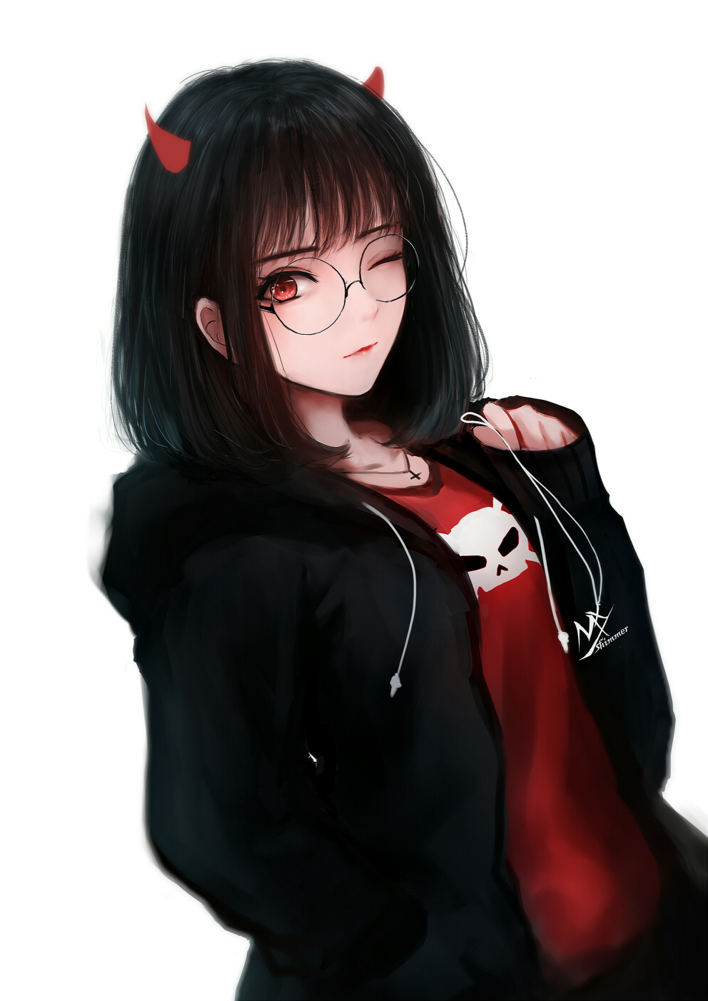 唯美好看清新二次元人物图片