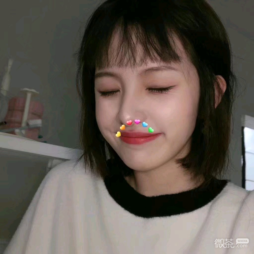 微信小清新清纯文艺女头