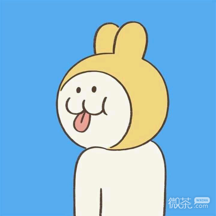 微信搞怪简约情侣头像