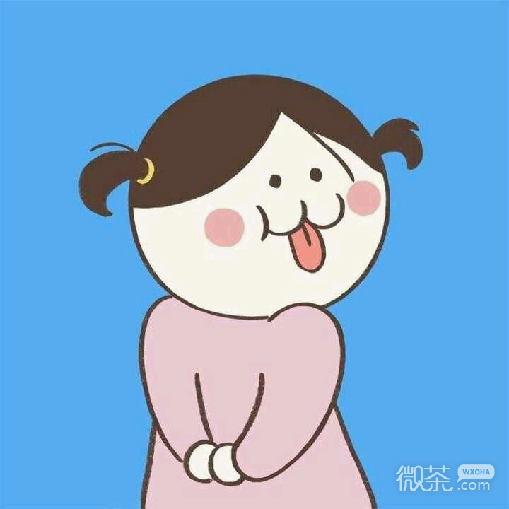 微信搞怪简约情侣头像