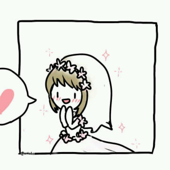 微信简约可爱逗比情侣头像