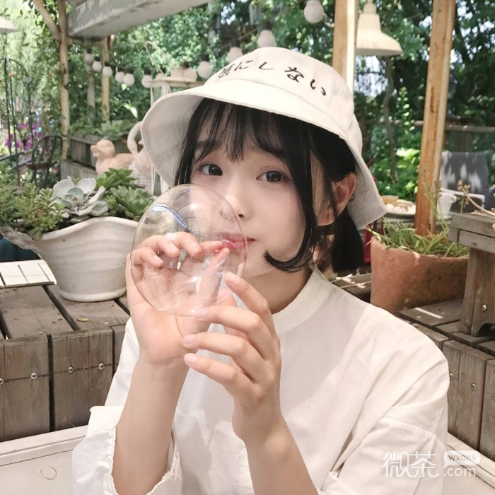 微信清新时尚森系女头