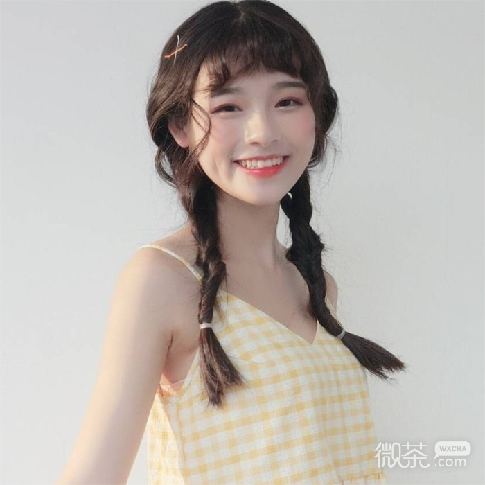 微信清新森系阳光女头