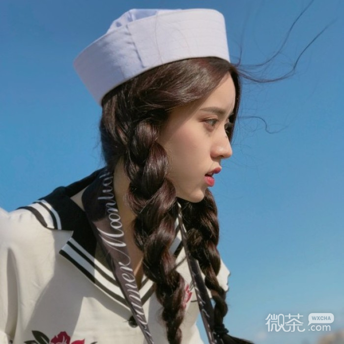 微信清新时尚森系女头