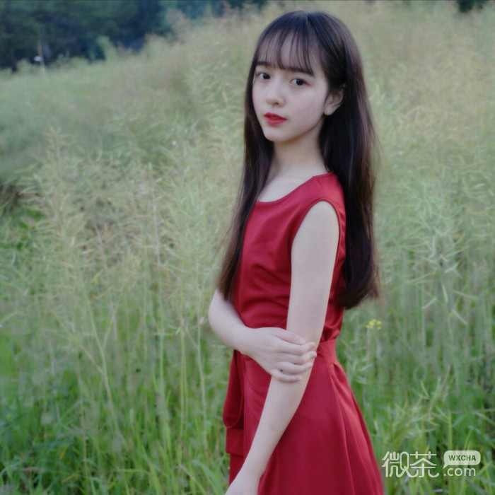 微信小清新阳光迷人女头