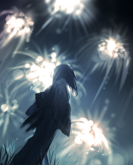 微信好看意境二次元杂图图片