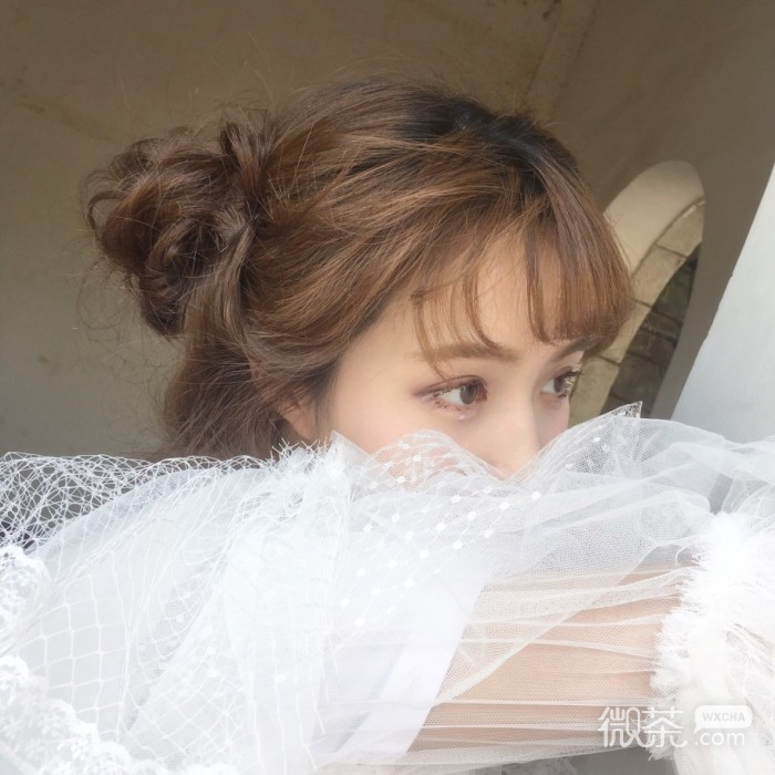 微信清新森系阳光女头