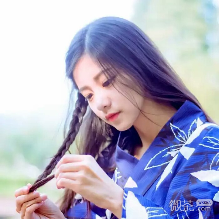 微信清新时尚森系女头
