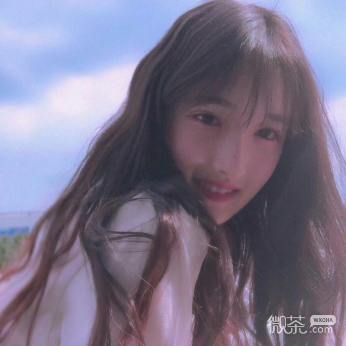 微信小清新阳光迷人女头