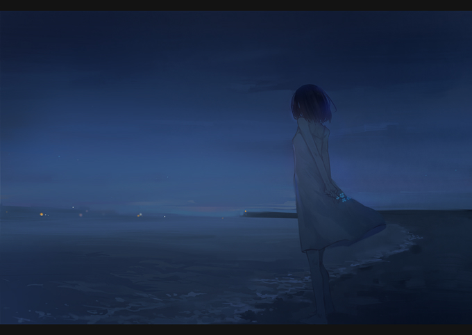 微信好看意境二次元杂图图片