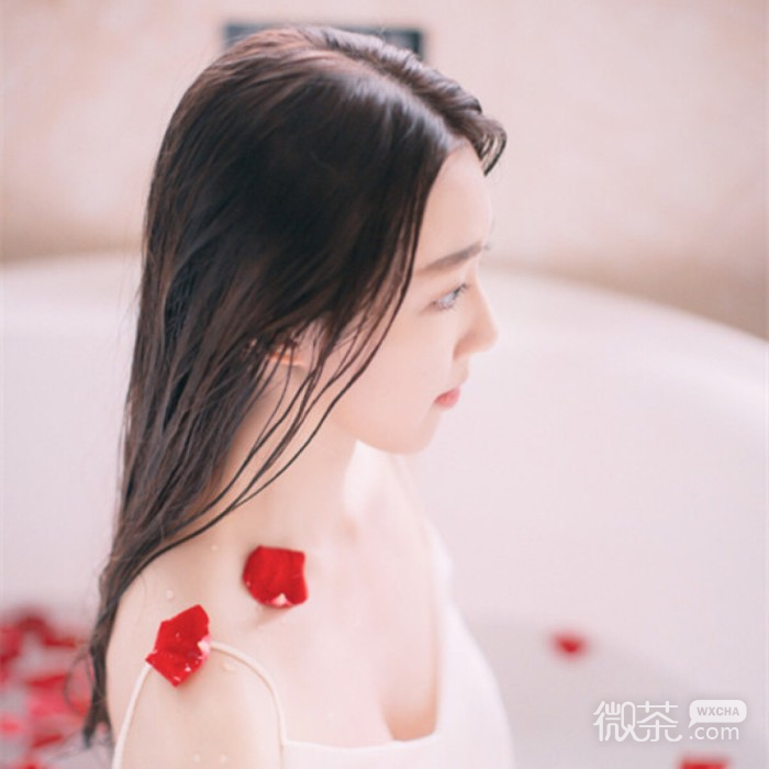 微信小清新阳光迷人女头