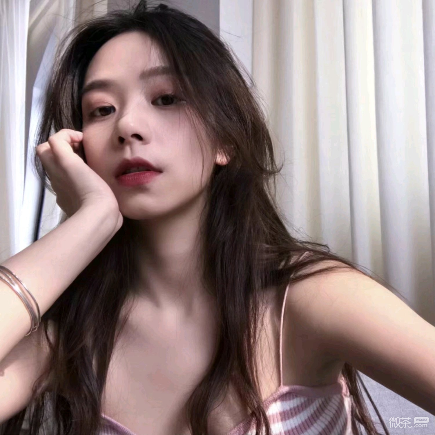 微信清新文艺阳光好看女头