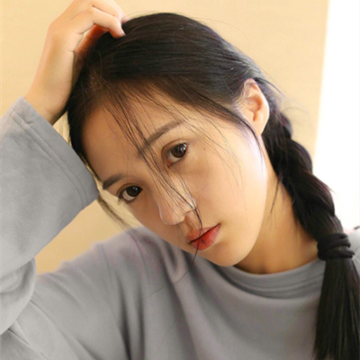 微信清新性感好看女头