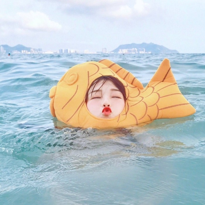 微信清新森系阳光女头