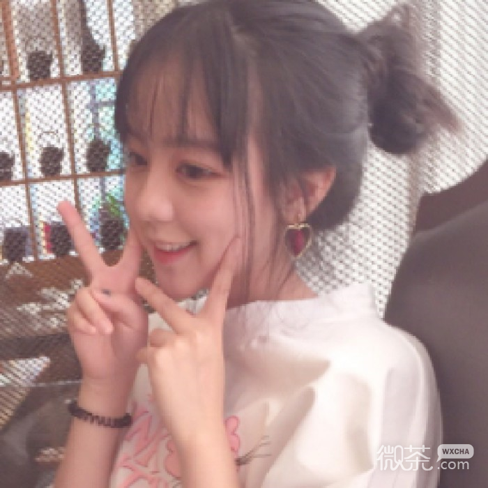 微信小清新阳光迷人女头
