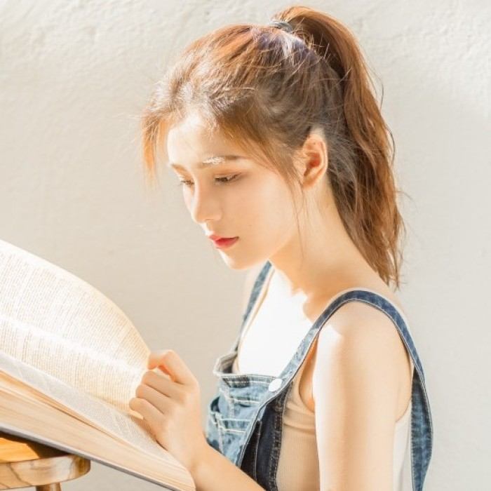 微信清新森系阳光女头