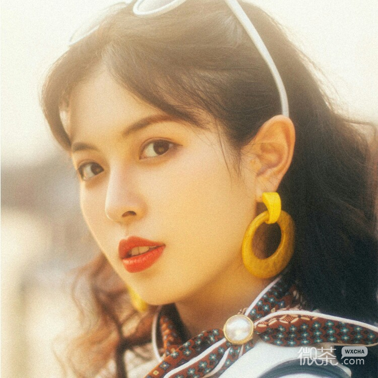 微信清纯复古性感女头