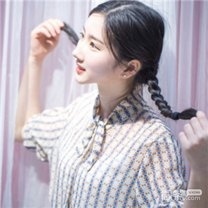 微信清新时尚森系女头
