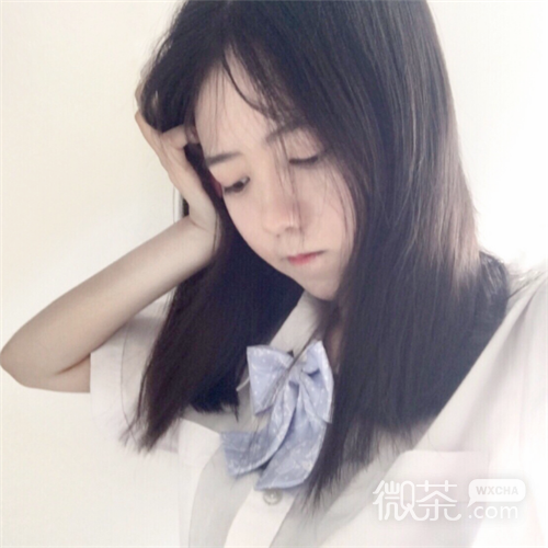 微信时尚清新性感女头