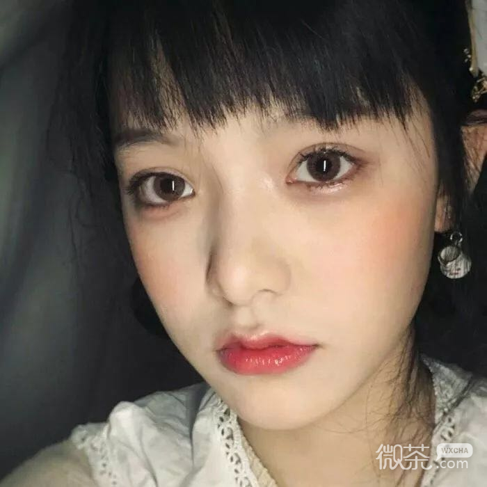 微信清新粉嫩可爱女头