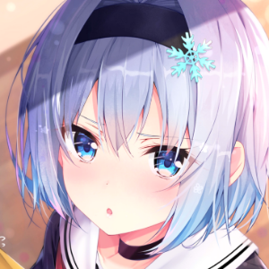 微信清纯可爱二次元女生头像