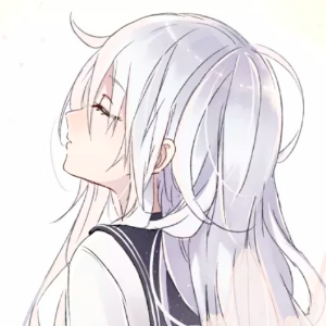 微信清纯可爱二次元女生头像