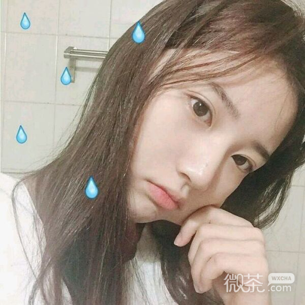 微信阳光粉嫩文艺气质女头