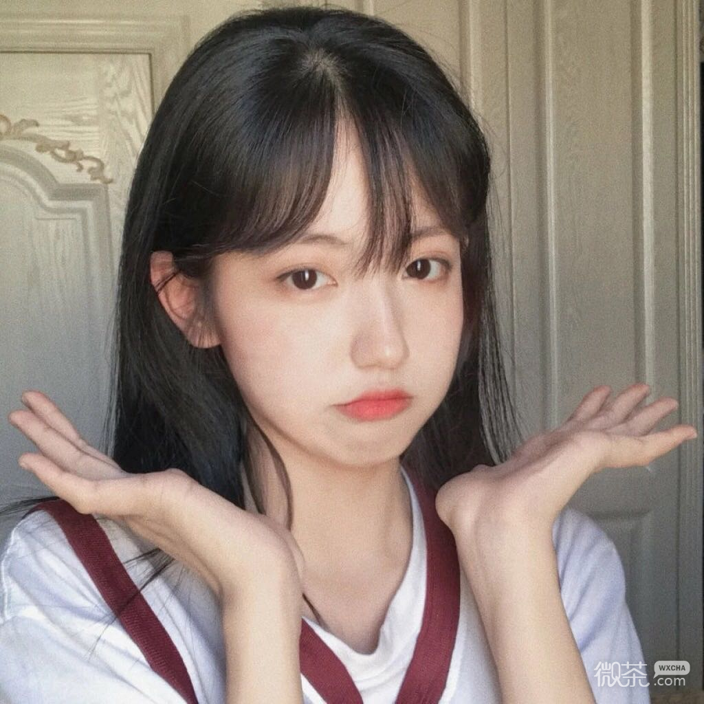微信清新粉嫩可爱女头