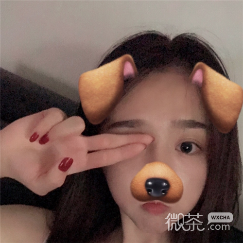 微信时尚清新性感女头