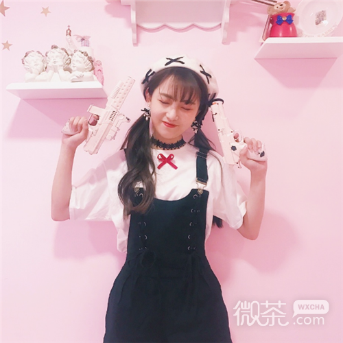 微信清新粉嫩可爱女头