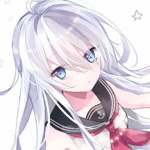 微信清纯可爱二次元女生头像