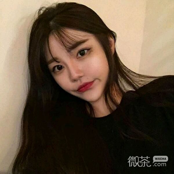 微信阳光粉嫩文艺气质女头
