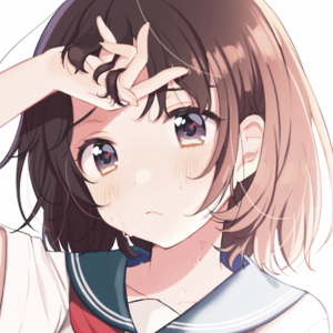 微信清纯可爱二次元女生头像