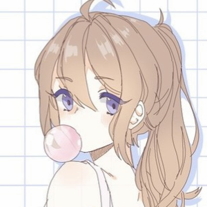 微信清纯可爱二次元女生头像