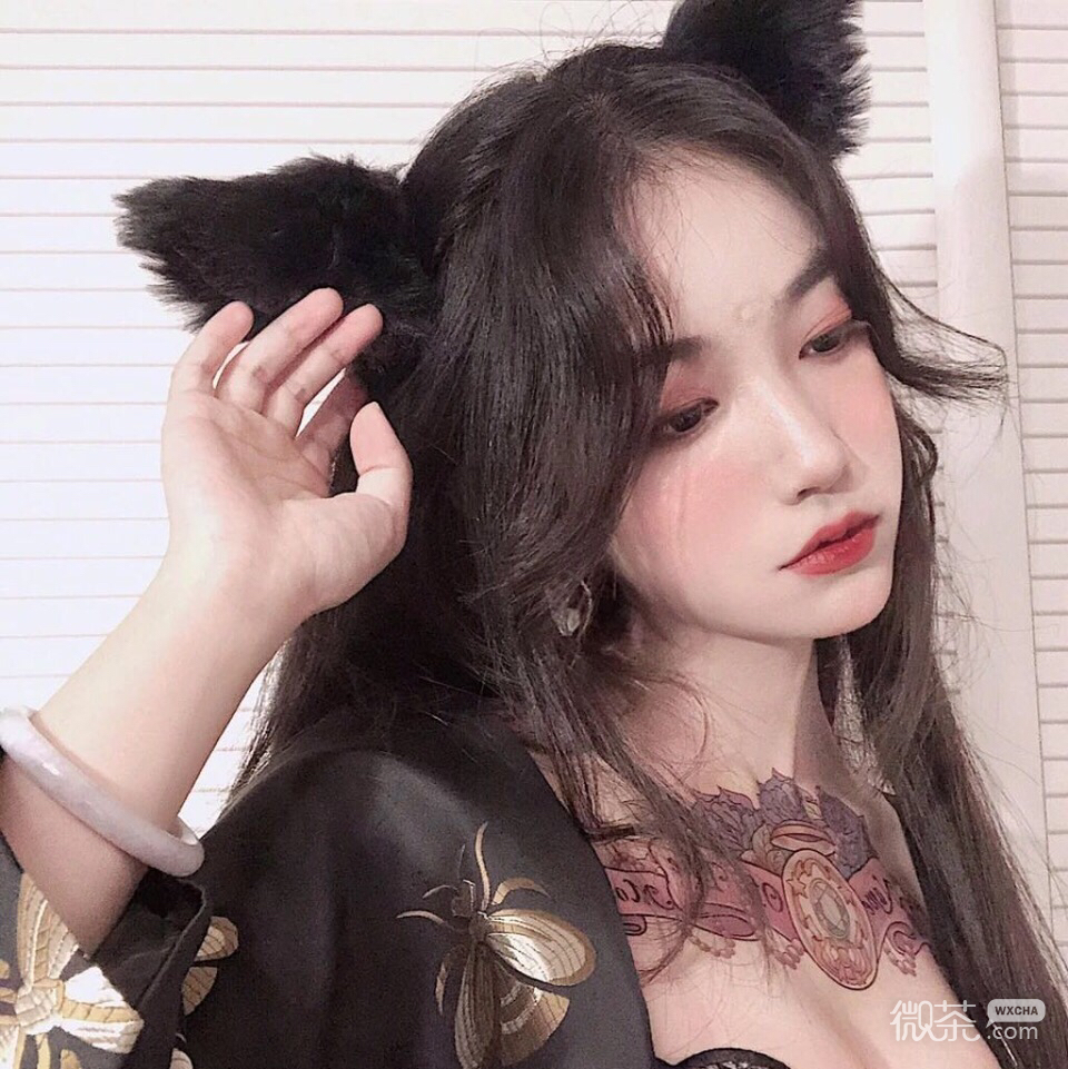 清新可爱微信女头