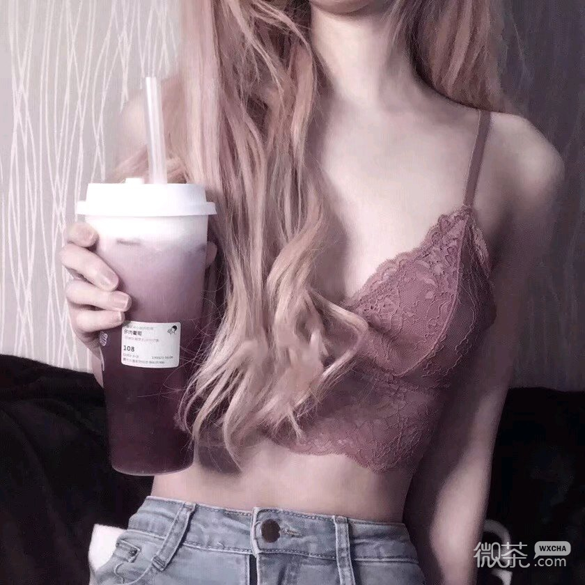 微信粉嫩好看清新女头