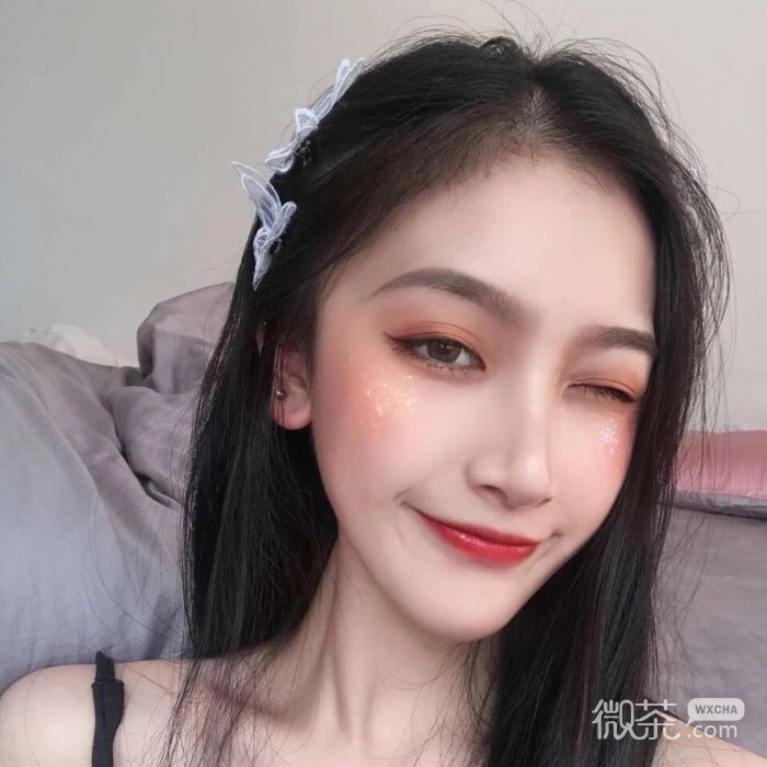 微信清新阳光时尚女头