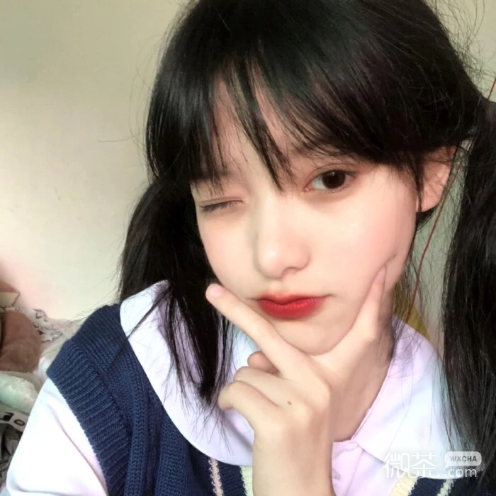 微信清新阳光时尚女头