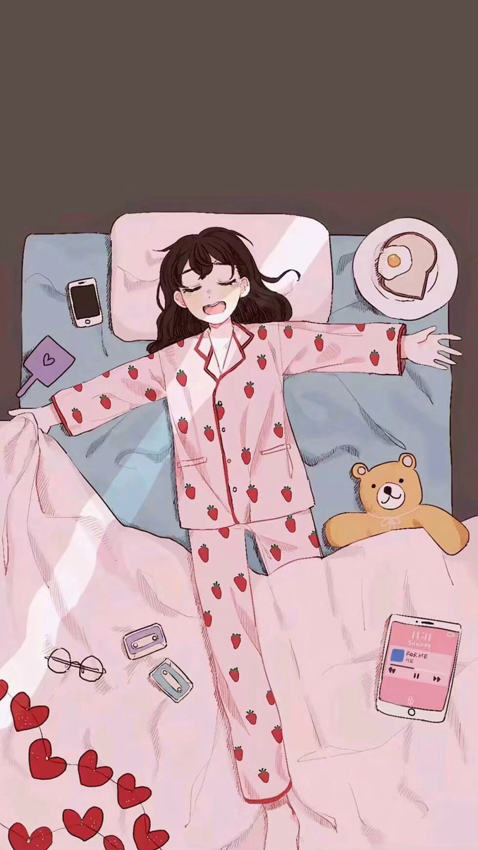 简约意境少女心手机壁纸